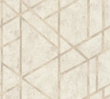 Living walls Beton tapet med mønster M/ creme hvid bund