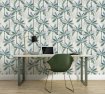 Blomster tapet M/ creme bund