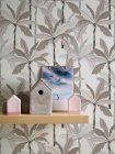 Blomster tapet M/ creme bund