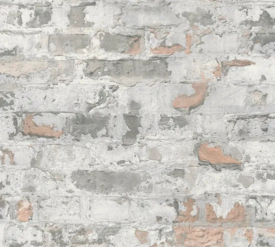 Living walls New york murstens tapet M/ lysegrå bund