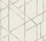 Living walls Beton tapet med mønster M/ hvid bund