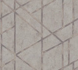 Living walls Beton tapet med mønster M/ lysegrå bund