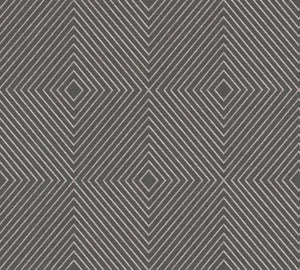 Living walls ruder mønstret tapet M/ grå bund