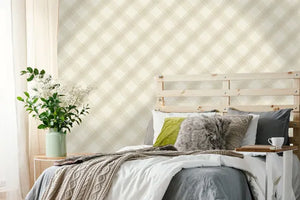 Ainsley ternet tapet M/ beige bund