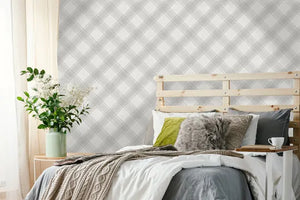 Ainsley ternet tapet M/ grå bund