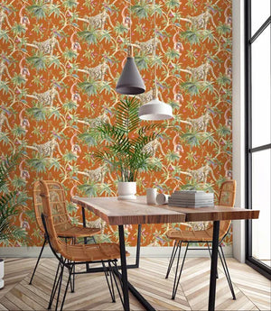 samroze M/ orange bund og jungle dyr