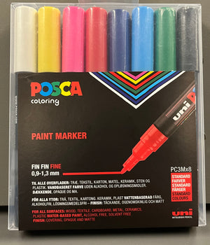 Posca sæt PC-3M Standart farver