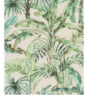 Palmelilje tapet m. cremfarvet bund