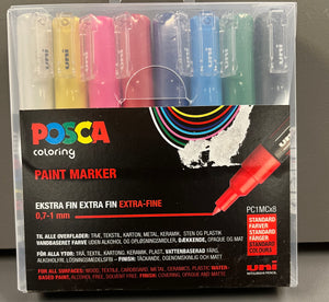 Posca sæt PC-1M standart farver