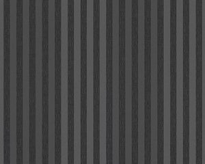 stribet tapet i sort og grå