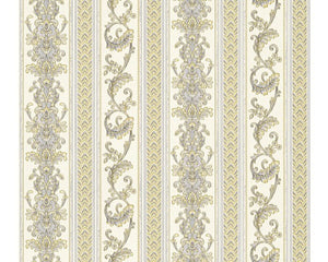 Stiltapet med damask design