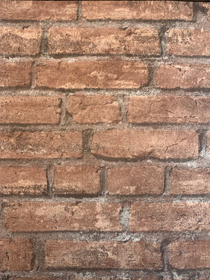 Living walls rustikke mursten M/ brun bund
