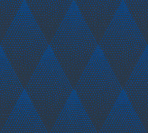 Prikket harlekin mønster M/ blå bund