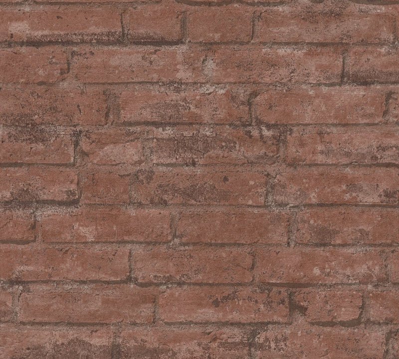 Living walls rustikke mursten M/ rød bund