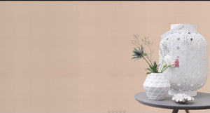 Tapet m. lyserød bund