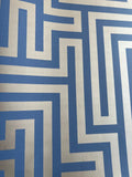Glistening maze M/ blå bund