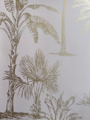 Glistening tropical tree M/ lyserød bund