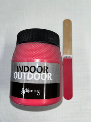 Dekorationsmaling Karminrød