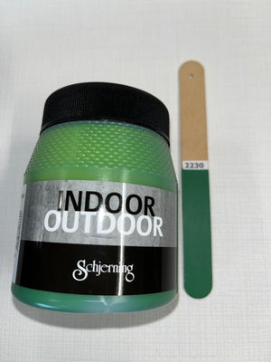 Dekorationsmaling Mørkegrøn