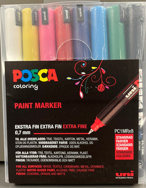 Posca sæt PC-1MR Standard farver