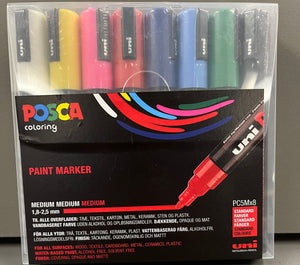 Posca Sæt PC-5M Standart farver