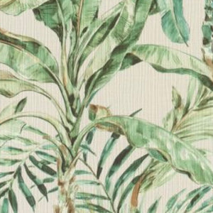 Palmelilje tapet m. cremfarvet bund