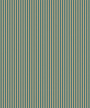 tapet m. striber i guld og grøn