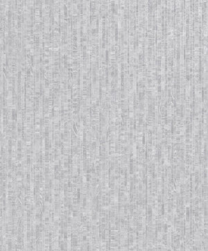 Tapet M/ Striber I grå Og sølv farver