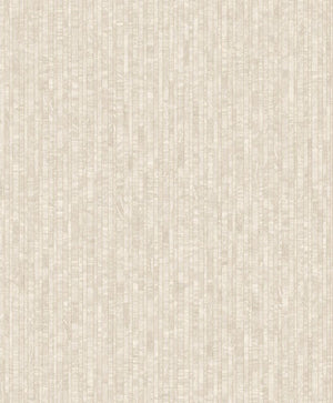 Tapet M/ Striber I Cremefarve med guld