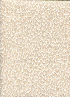 Lys brun tapet m. forskellig formet perler