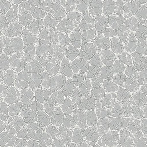 tapet m. små sten i grå