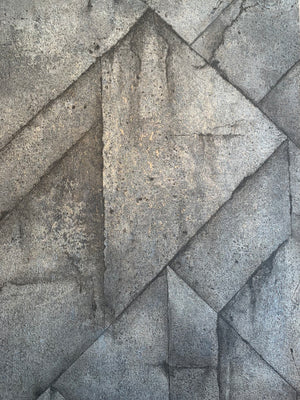 Living walls Flise tapet M/ metaliskgrå bund