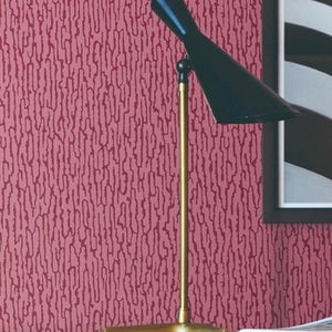 Pink/Lilla tapet m. mønster