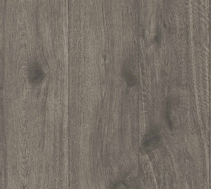 tapet m. træ look i mørke brun