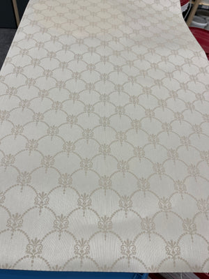 Stiltapet med lysekroner M/ creme hvid og hvid