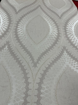 Grafisk tapet M/ beige