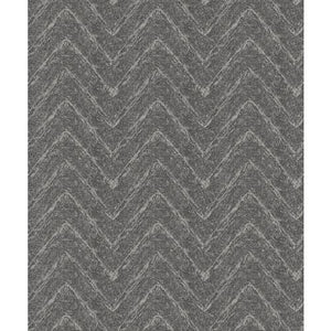 Trekant mønstret tapet i grå/sølv