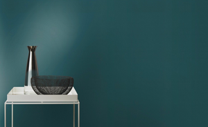 Tapet m. blå/grøn bund