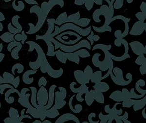 Selvklæbende folie classic ornament sort