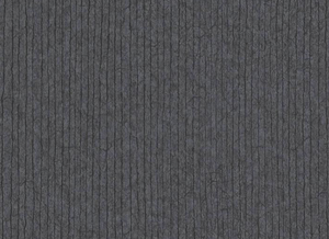 Stribet tapet i grå/sort med mønster