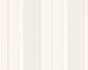 Stiltapet med stribet design M/ grå