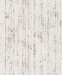 Træ tapet hvid/guld