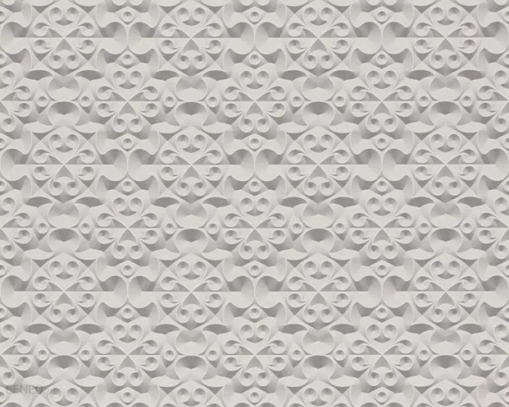 stiltapet i grå m. glimmer og mønster